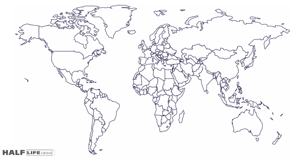 HLC Blank World Map web